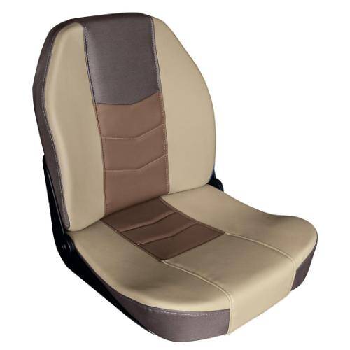 WISE MARINE Quantum Series Boat Seat - 22" x 18 - 1/4" x 22"; Blue/ Marble And Charcoal - 3340 - 1789 - Young Farts RV Parts