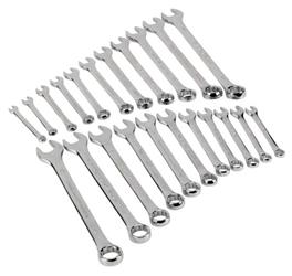 Wrench Performance Tool W1069 Combination, 1/4"/ 5/16"/ 3/8"/ 7/16"/ 1/2"/ 9/16"/ 5/8"/ 11/16"/ 3/4"/ 13/16"/ 7/8" And 9 Millimeter/ 10 Millimeter/ 11 Millimeter/ 12 Millimeter/ 13 Millimeter/ 14 Millimeter/ 15 Millimeter/ 16 Millimeter/ 17 Millimeter/ 18