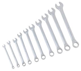 Wrench Performance Tool W30202 Combination, 1/4"/ 5/16"/ 3/8"/ 7/16"/ 1/2"/ 9/16"/ 5/8"/ 11/16"/ 3/4" And 13/16", Nickel Chrome Plated, Chrome Alloy Steel