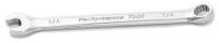 Wrench Performance Tool W30208 Combination, 1/4", Chrome Plated, Chrome Alloy Steel