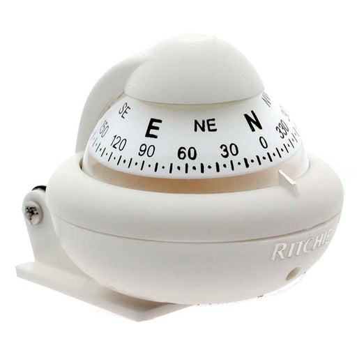 X - 10W - M RitchieSport Compass - Bracket Mount - White - Young Farts RV Parts