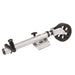 XLT 1500 lbs. Swing Away Bolt - On Jack w/12" Travel & 8" Poly Wheel - Sharkskin Finish - Young Farts RV Parts
