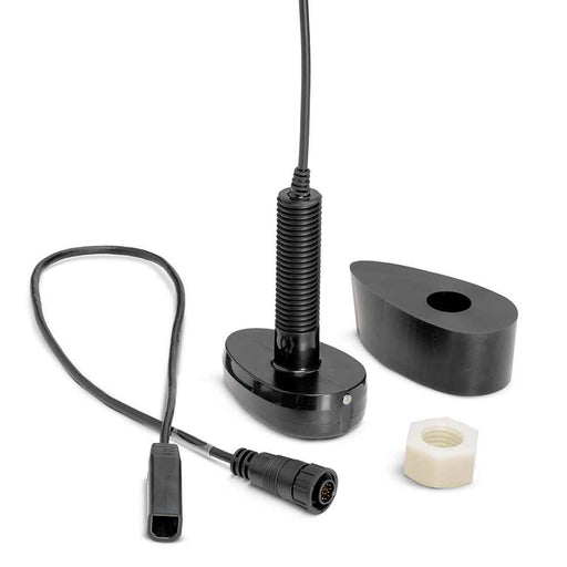 XPTH - 9 - HW - T Dual Spectrum CHIRP Plastic Thru - Hull Transducer w/Temp - Young Farts RV Parts