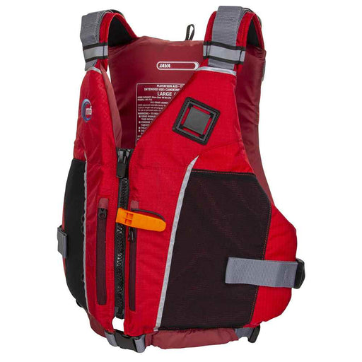 Buy MTI Life Jackets MV711L-M/L-858 Java Paddling Life Jacket - Red/Russet