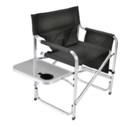 Buy Faulkner 48871 Directors Chair Black w/Tray - Camping and Lifestyle
