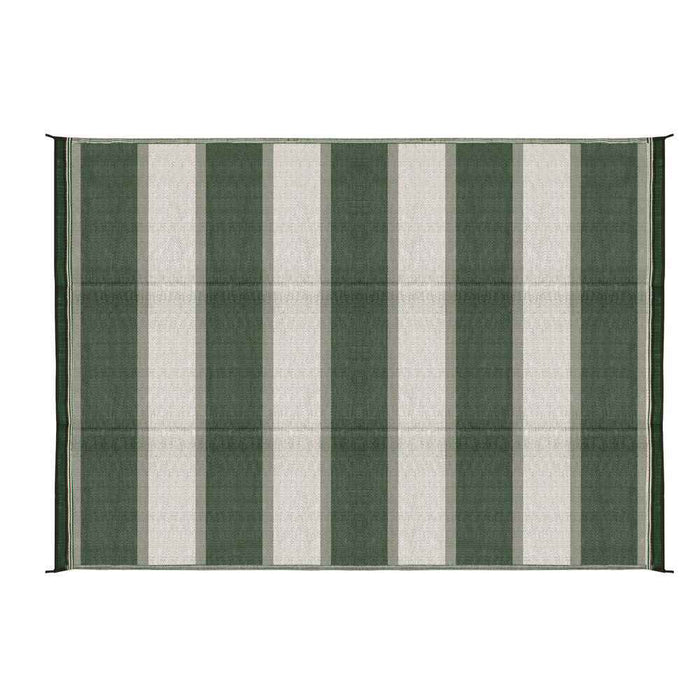Buy Camco 51856 Reversible Patio Mat 6X9 Stripe Green - Camping and