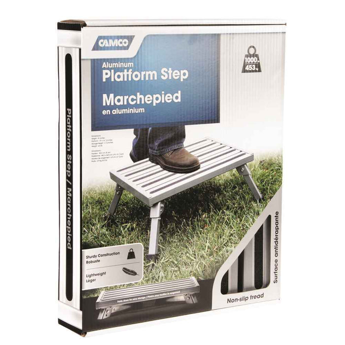 Buy Camco 43677 Folding Aluminum Platform Step - Step and Foot Stools