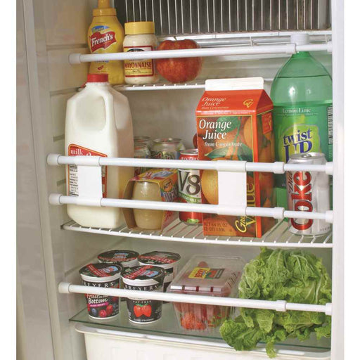 Buy Camco 44053 28" RV Refrigerator Bar Extends 16"-28" - White (3 Pack) -