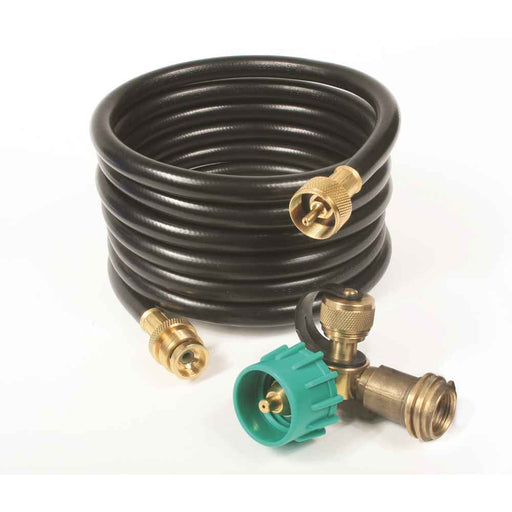 Buy Camco 59143 12" Brass 90 Tee with 3 ports and 12' Extension Hose - LP