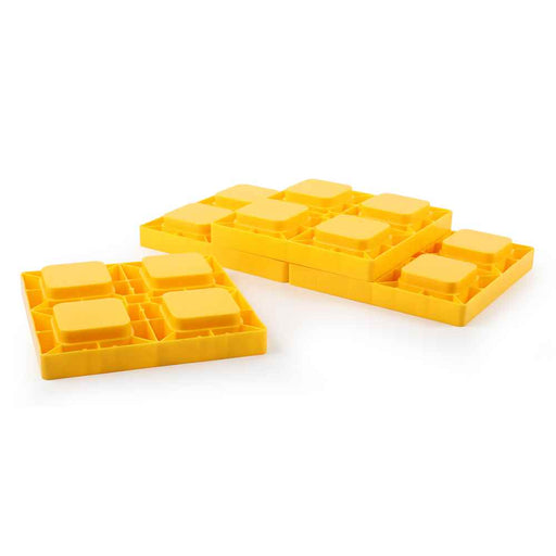 Buy Camco 44501 Heavy Duty Leveling Blocks (4 pack) Yellow - Chocks Pads