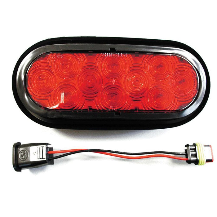 Buy Bargman 4706034 6" Oval LED Tail Lamp - Horizontal Mount - Towing