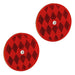 Buy Bargman 7468010 Reflector 3-3/16" Round Center Mount Red - Towing