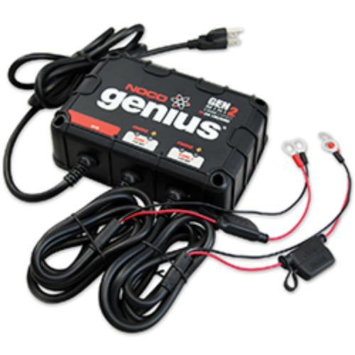 Buy Noco GENM2 8A 2 Bank Mini Onboard Battery Charger Maintainer -
