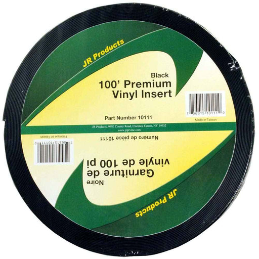 Buy JR Products 10111 Premium 100' Vinyl Insert Black - Hardware Online|RV