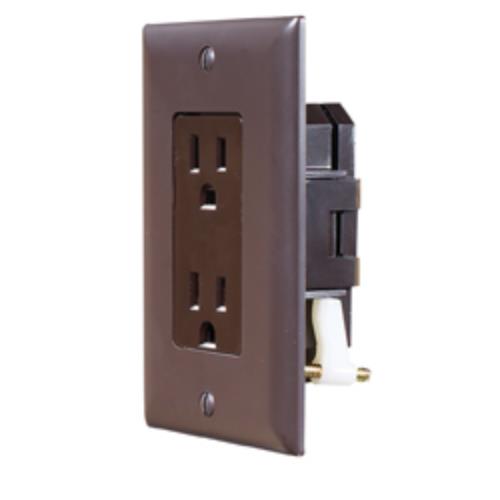 Buy RV Designer S815 Brown Dual Outlet w/Cover Plate - Switches and