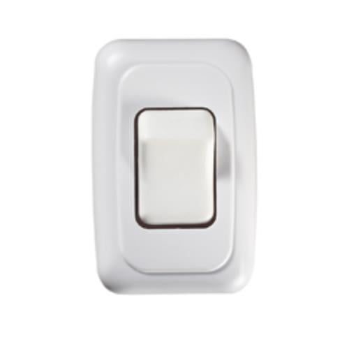 Buy RV Designer S531 Contoured On/Off Switch In Plate White Single -