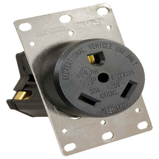 Buy JR Products 15075 30A Receptical w/Mount Plate - Switches and