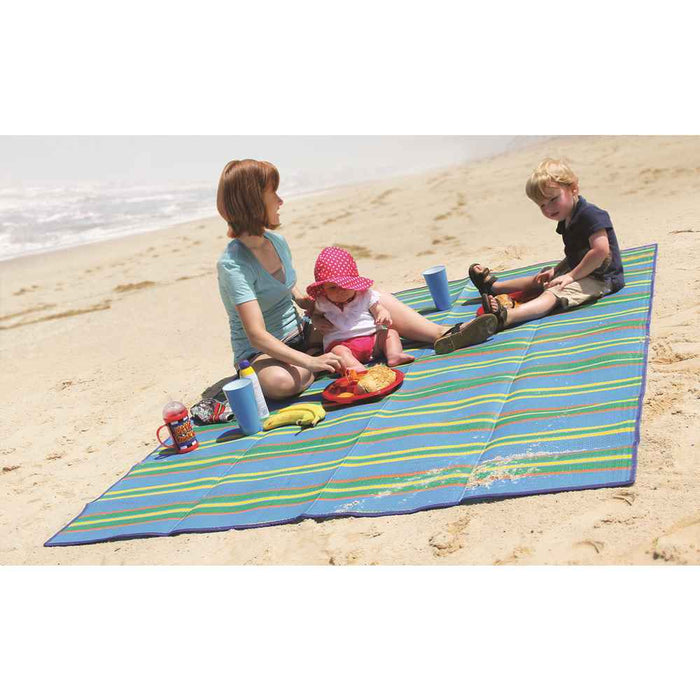 Buy Camco 42805 Handy Mat with Strap Blue/Green - 60" x 78" - Camping and