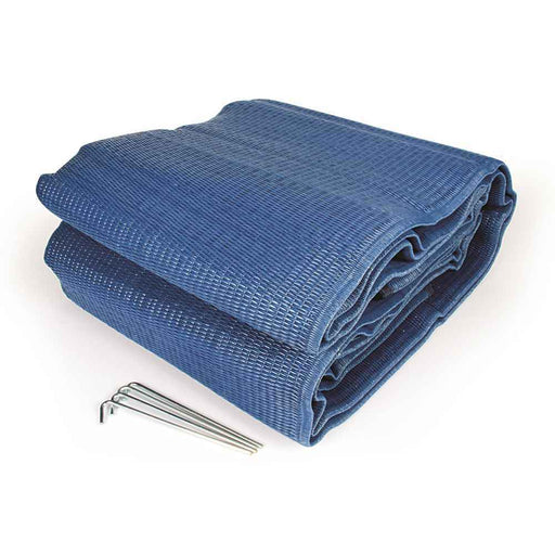 Buy Camco 42821 Durable Reversible RV Camper Awning Mat 9' X 12'- Blue -