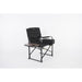 Buy Faulkner 49580 El Capitan Directors Chair Chrome Black - Camping and