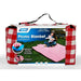 Buy Camco 57533 Picnic Blanket (51" x 59", Red/White) - Camping and
