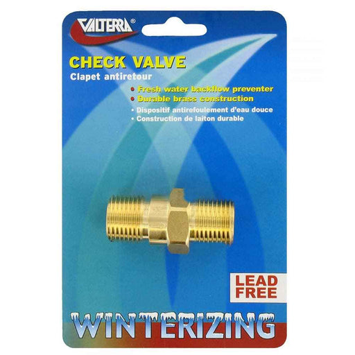 Buy Valterra P23415LFVP Check Valve 1/2" Brass Lead Free - Freshwater