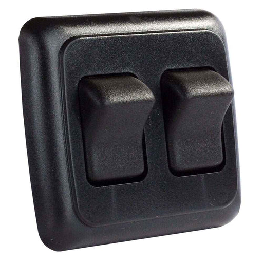 Buy JR Products 12235 On/Off Double Switch Black - Switches and