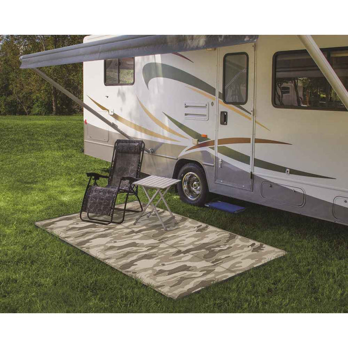 Buy Camco 42884 Camouflage Design Reversible Outdoor Mat-6' X 9' - Camping