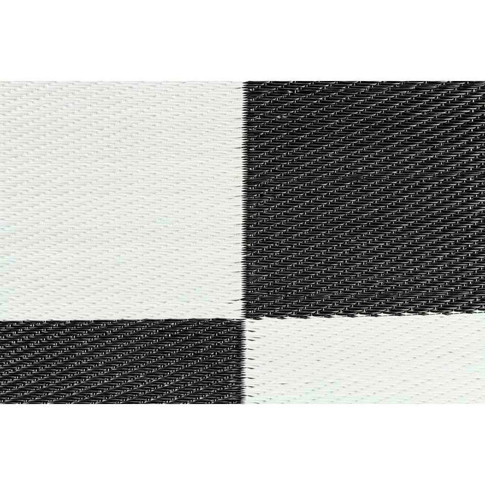 Buy Camco 42832 Large Reversible Outdoor Patio Mat 9' x 12' B/W Checkered