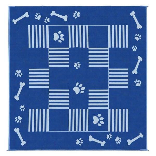 Buy Ming's Mark DA3 Dog Paw Bone 9X9 Blue/White - Camping and Lifestyle