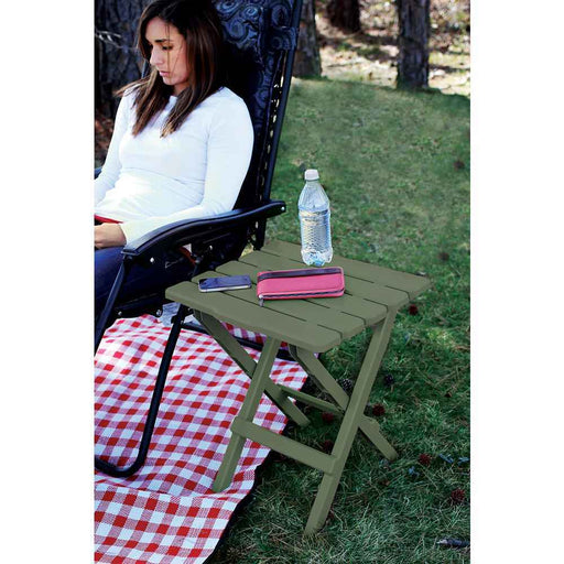 Buy Camco 51884 Sage Large Adirondack Portable Outdoor Folding Side Table