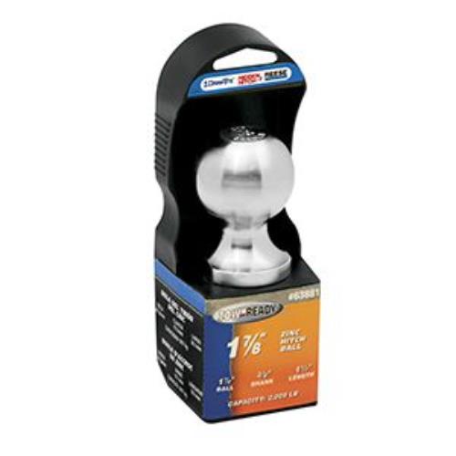Buy Tow Ready 63885 Packaged Hitch Ball 1-7/8"X1"X2-1/8" 2 000 Zinc -