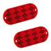 Buy Bargman 7478010 Reflector Oblong Red w/Mounting Holes/Adhesive Back -