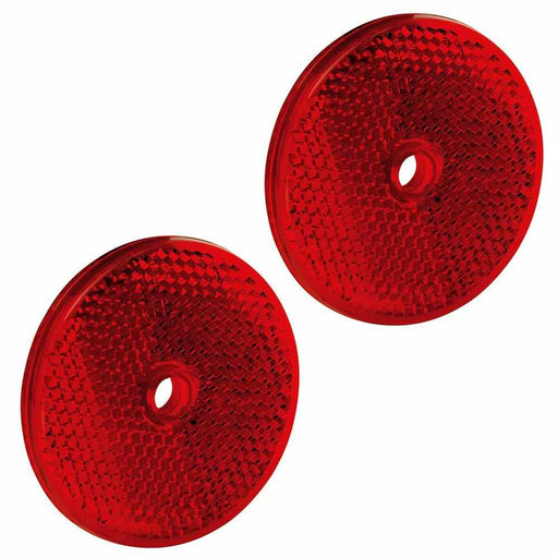 Buy Bargman 7471170 Reflector 2-3/16" Round Center Mount Red - Towing