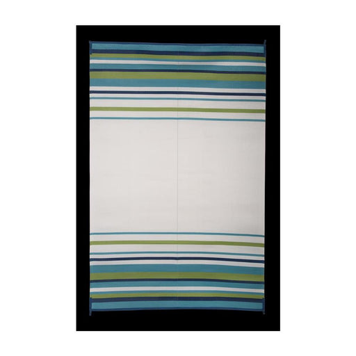 Buy Faulkner 68679 Mat Striped 8X20 Aqua/Navy/Lime/White - Camping and