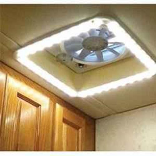 Buy Heng's HGLRCCWAFT LED Roof Vent Trim Lit Cool White Clear Diffuser -