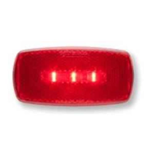 Buy Optronics MCL32RBBP LED Clearance/Marker Light Oval Black Base Red -