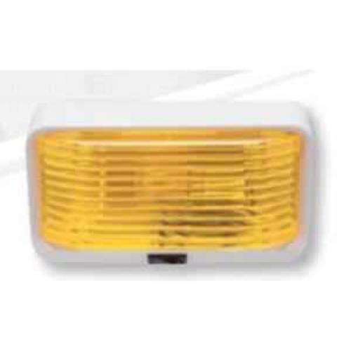 Buy Optronics RVPL3AP Porch Light Square w/Switch Amber - Lighting