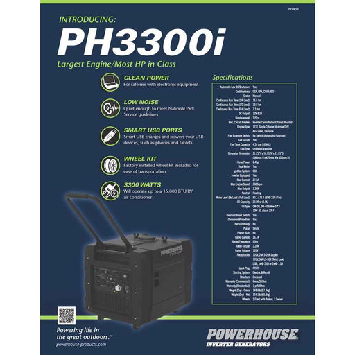 Buy Power House POWS3 PH3300I FLYER 20PACK - Point of Sale Online|RV Part