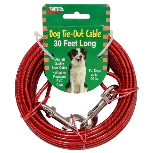 Buy Valterra A102012VP TIE-OUT CABLE 30FT - Pet Accessories Online|RV Part