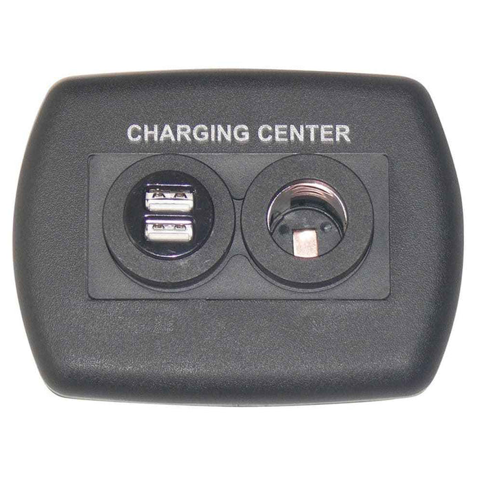 Buy Valterra 61023USB USB/12V Charger Wallplate Black - Switches and