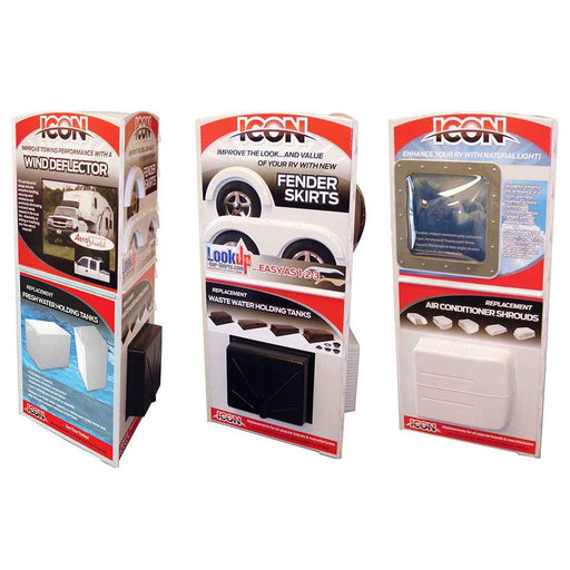 Buy Icon 12200 Icon Point of Purchase Display - Tri Panel - Point of Sale