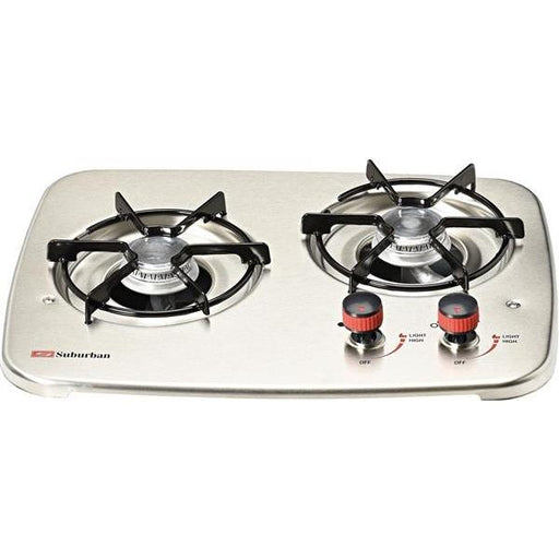 Buy Suburban 3071AST 2-Burner Stainless Cooktop - Ranges and Cooktops