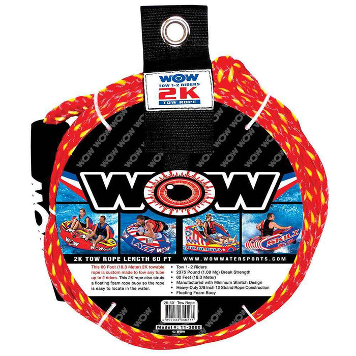Buy WOW Watersports 11-3000 2K - 60' Tow Rope - Watersports Online|RV Part