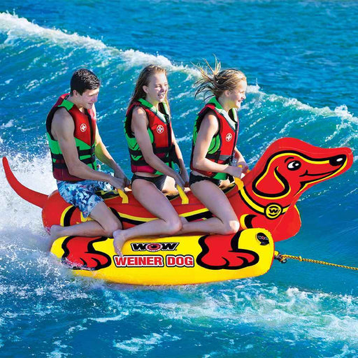 Buy WOW Watersports 19-1010 Weiner Dog 3 Towable - 3 Person - Watersports