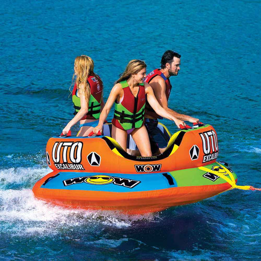 Buy WOW Watersports 19-1080 UTO Excalibur Towable - 3 Person - Watersports