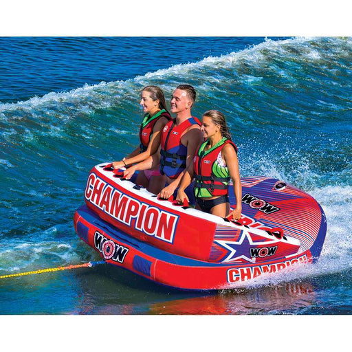 Buy WOW Watersports 21-1010 Champion Towable - 3 Person - Watersports