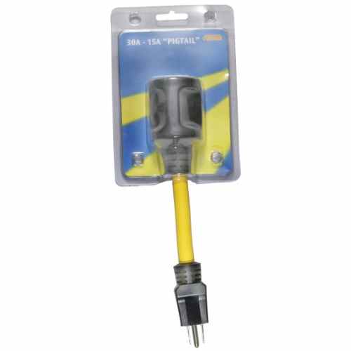 Buy Arcon 14245 Pigtail 30F-15M 9In Pk/1 - Power Cords Online|RV Part Shop