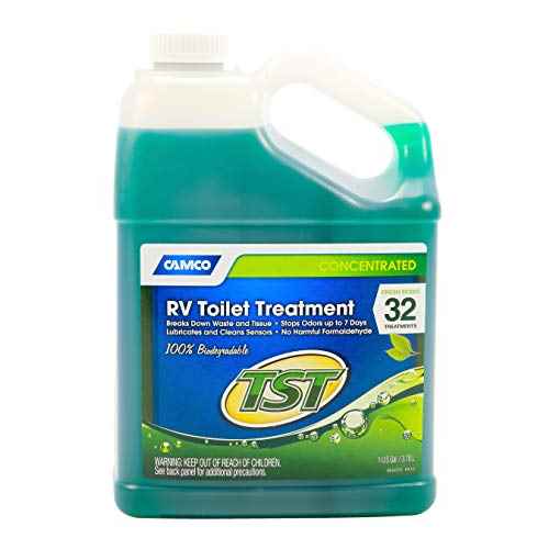 Buy Camco 40227 TST Fresh Scent RV Toilet Treatment 128 Ounce Green -
