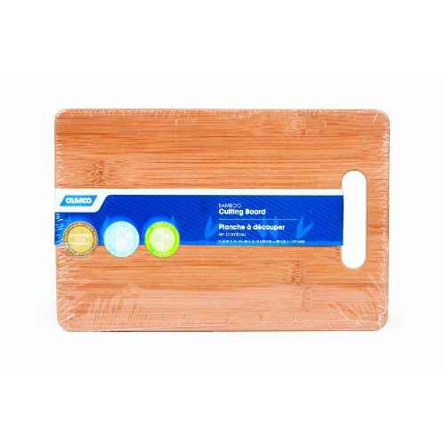 Buy Camco 43544 Bamboo Cutting Board with Handle - Kitchen Online|RV Part